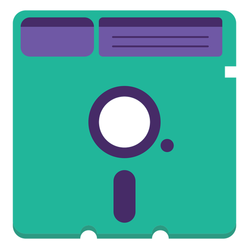 Download Flat 90s floppydisk - Transparent PNG & SVG vector file