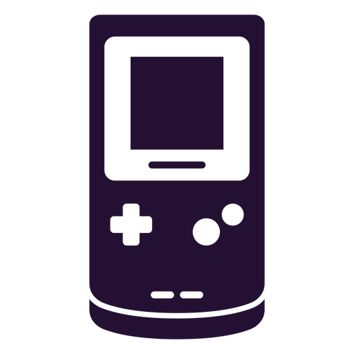 Gameboy 90er Jahre Silhouette PNG-Design