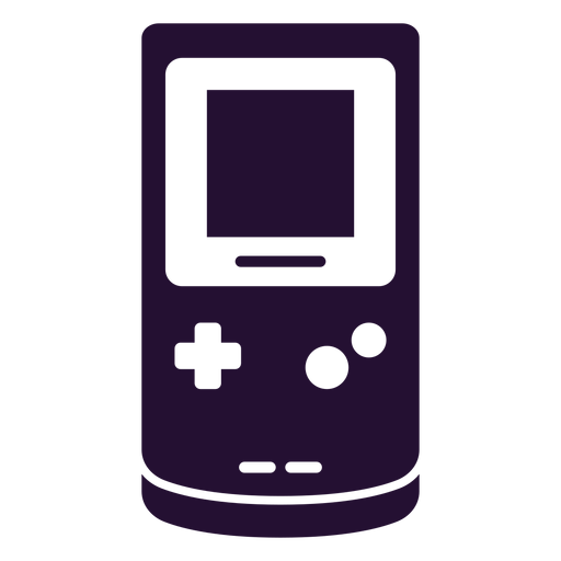 Gameboy 90s silhouette PNG Design
