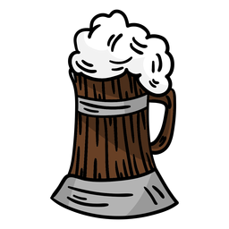 Deutschland Bier Schaum PNG-Design