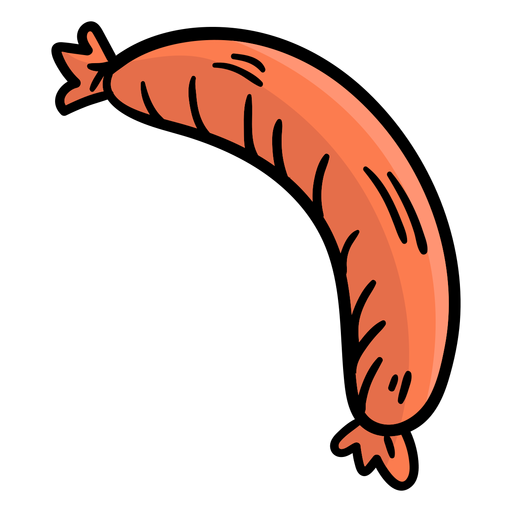 Hand drawn germany sausage Transparent PNG & SVG vector file