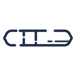 Icono simple Hotdog Diseño PNG