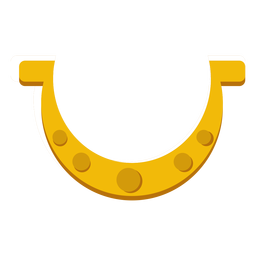 Ferradura irlandesa Desenho PNG
