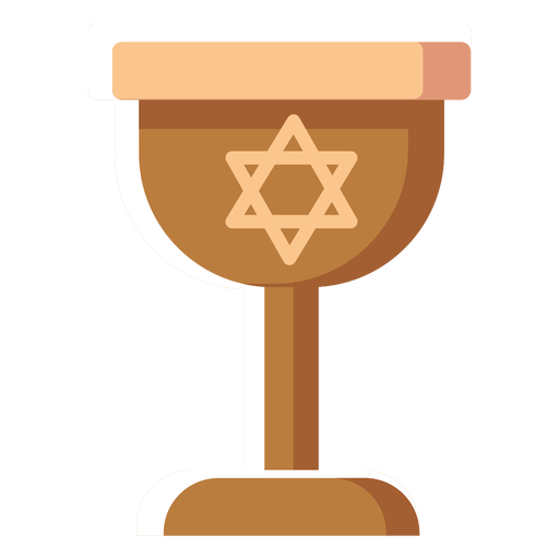 Copa de vino de Israel Diseño PNG