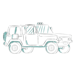 Jeep Lights On Top PNG & SVG Design For T-Shirts