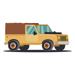 Ilustración de camión jeep Diseño PNG