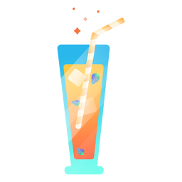 Ilustración de jugo frío Diseño PNG