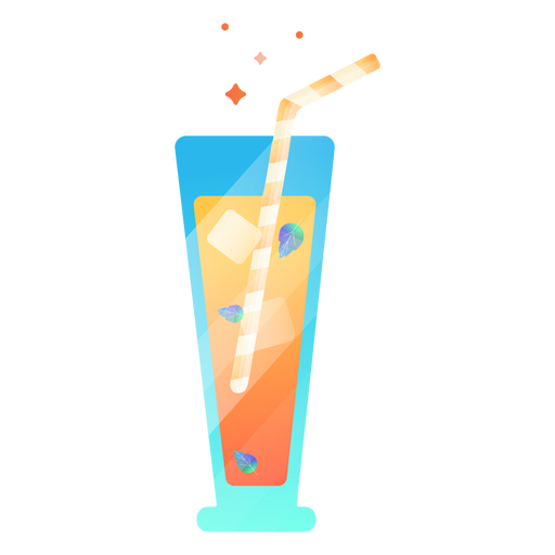 Juice cold illustration