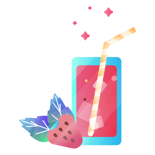 Juice drink illustration PNG Design