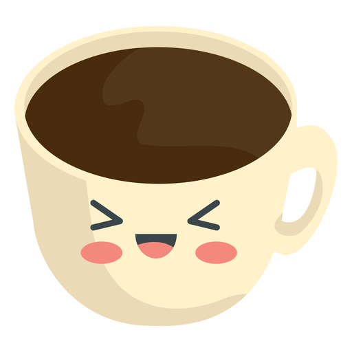 Coffee Cup Kawaii PNG Transparent Images Free Download | Vector Files