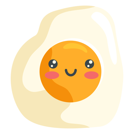 Kawaii cute egg PNG Design