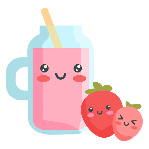 Jugo De Fruta Kawaii Descargar Png Svg Transparente