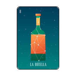 Loteria garrafa cartão Desenho PNG