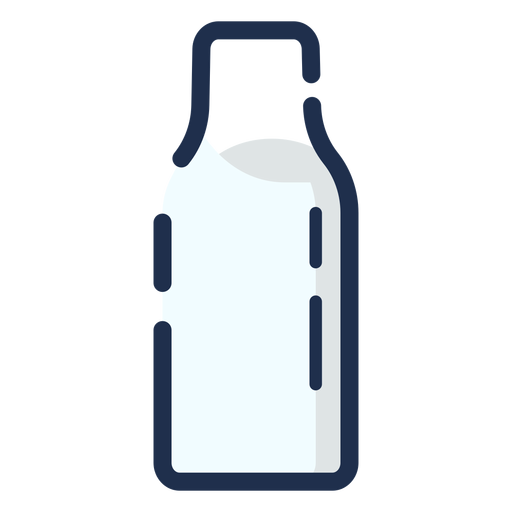 Botella de leche simple Diseño PNG