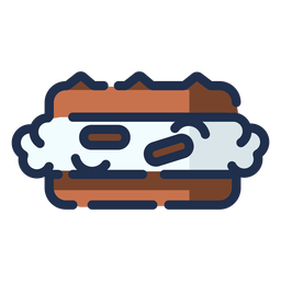 Ícone de sobremesa Mocha Desenho PNG