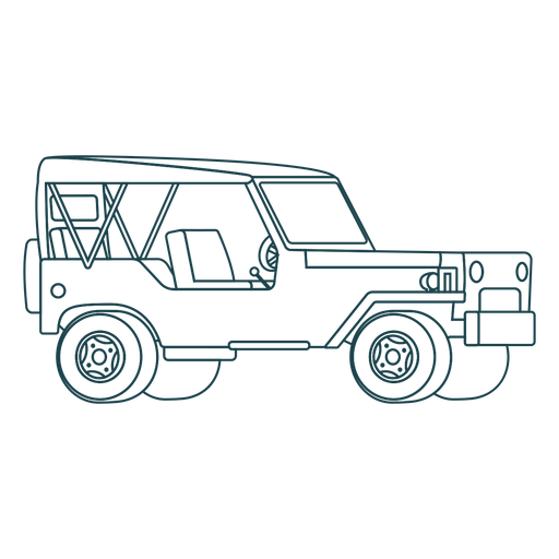 Kein Door-Jeep PNG-Design
