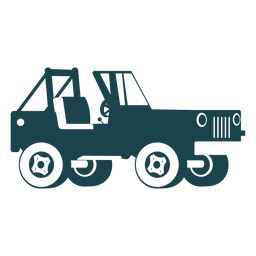 Jeep sin techo Diseño PNG