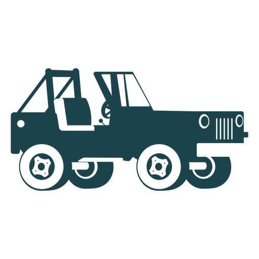 No roof jeep PNG Design