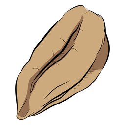 Ein Stück Kaffeebohne PNG-Design