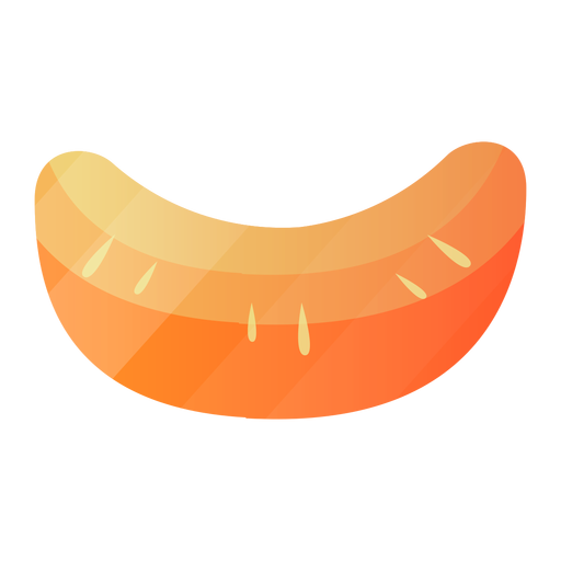 Orange slice illustration PNG Design