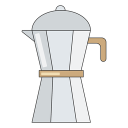 Krug heißen Kaffee PNG-Design