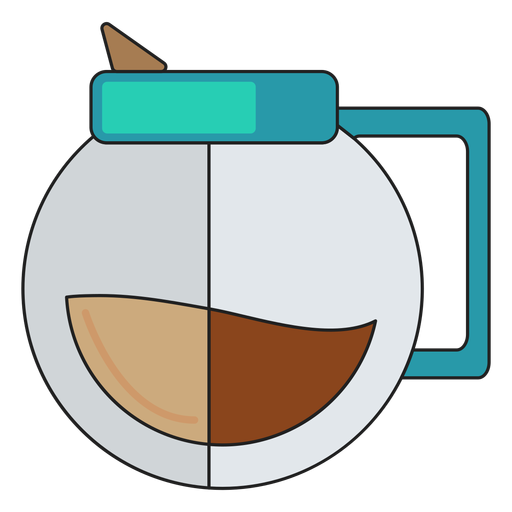 Kaffee-Symbol ?bergie?en PNG-Design