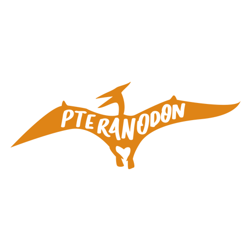 Pteranodon silhouette top PNG Design
