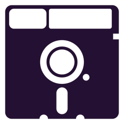 Retro disquete dos anos 90 Desenho PNG