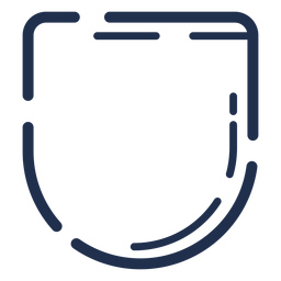 Round bottom glass PNG Design
