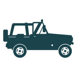 Seitlich kein Dach Jeep PNG-Design