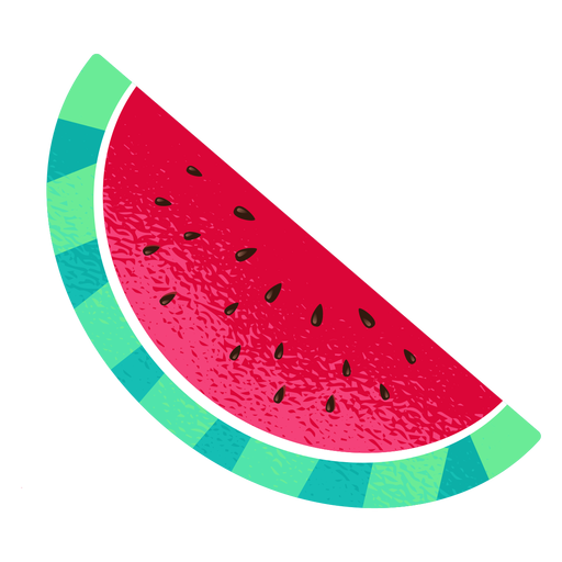 Slice of watermelon PNG Design