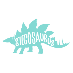 Lado de silhueta de estegossauro Desenho PNG