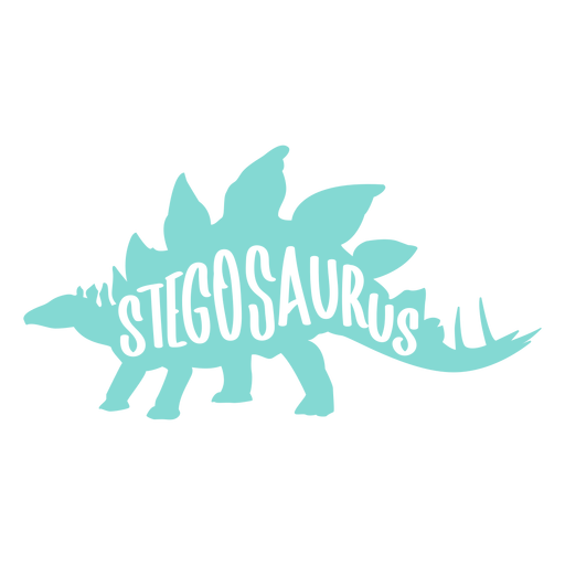 Lado de silhueta de estegossauro Desenho PNG