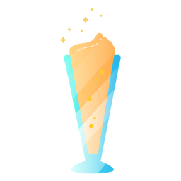 Straw slurpee illustration PNG Design