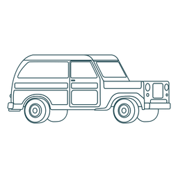 Trazo buen coche Diseño PNG