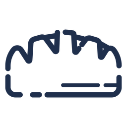 Ícone simples do Taco Desenho PNG