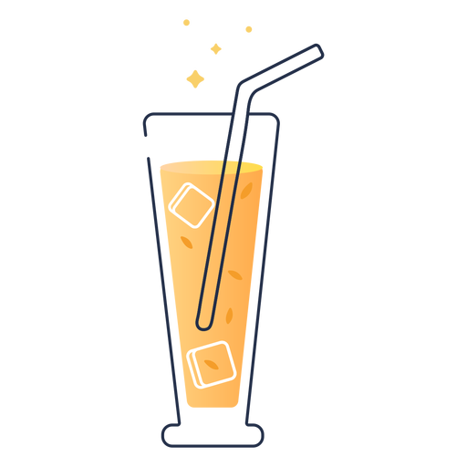 Tall glass juice - Transparent PNG & SVG vector file