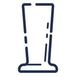 Líquido de vidrio alto Diseño PNG