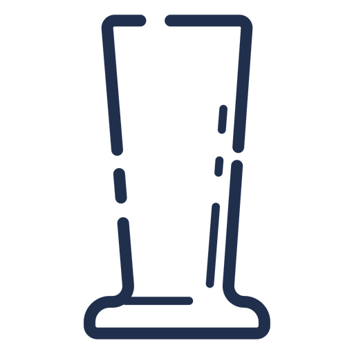 Tall glass liquid PNG Design