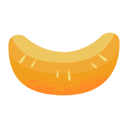 Textured orange slice PNG Design