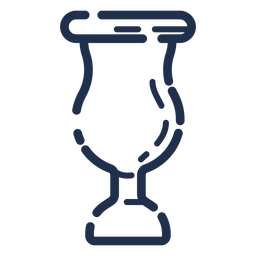 Icono de vidrio grueso Diseño PNG