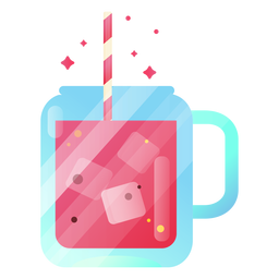 Ilustración de delicioso jugo Diseño PNG