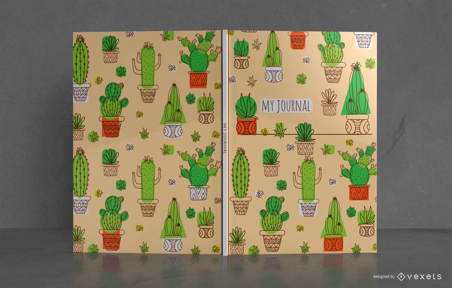 Cactus Journal Book Cover Design Cactus Journal Book Cover Design