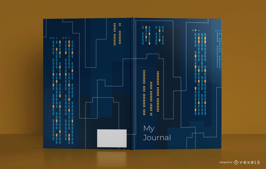 Design da capa do livro do Skyline Journal Design da capa do livro do Skyline Journal