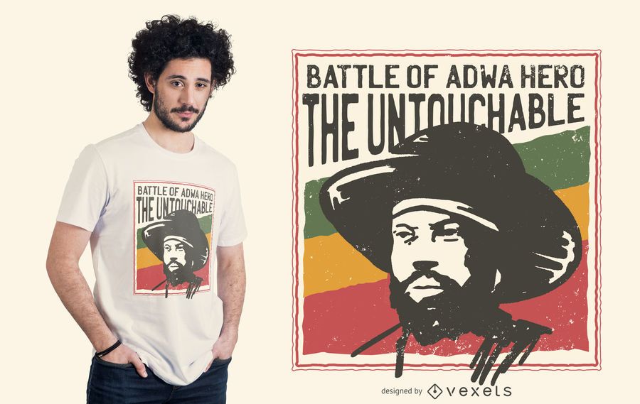 Diseño de camiseta de la batalla de Adwa Diseño de camiseta de la batalla de Adwa