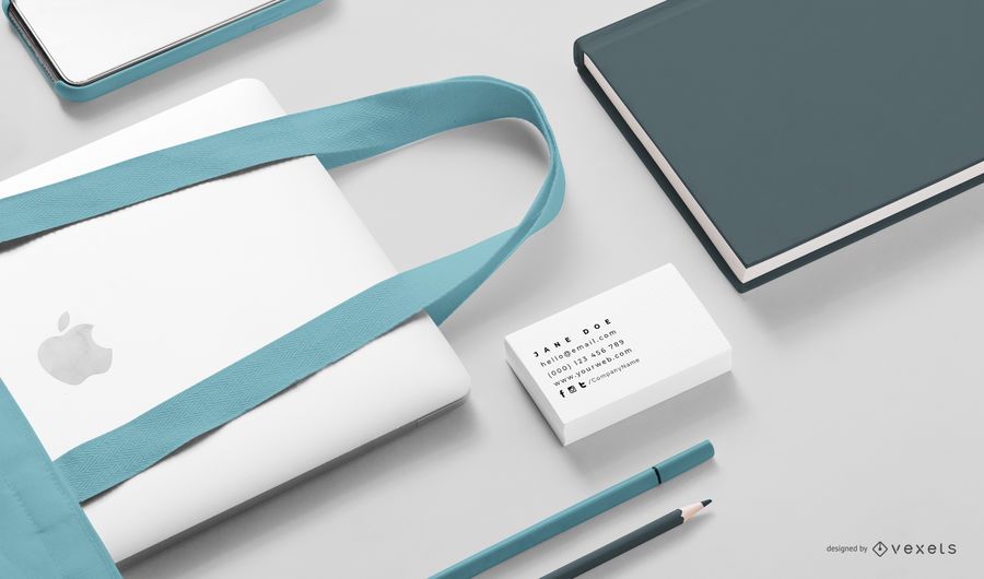 Stationery Professional Elements Mockup Stationery Professional Elements Mockup