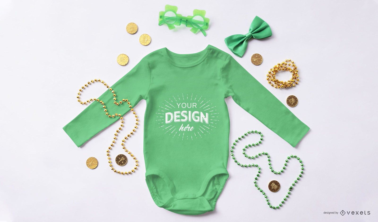 Baby Strampler St Patricks Modell