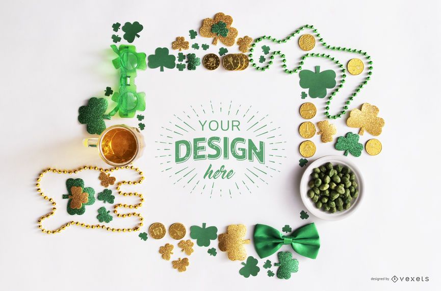 St patricks mockup composition St patricks mockup composition