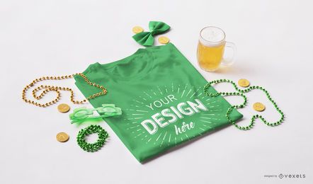 Maquete da camiseta de São Patrício