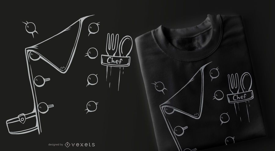 Chef Costume T-shirt Design Chef Costume T-shirt Design